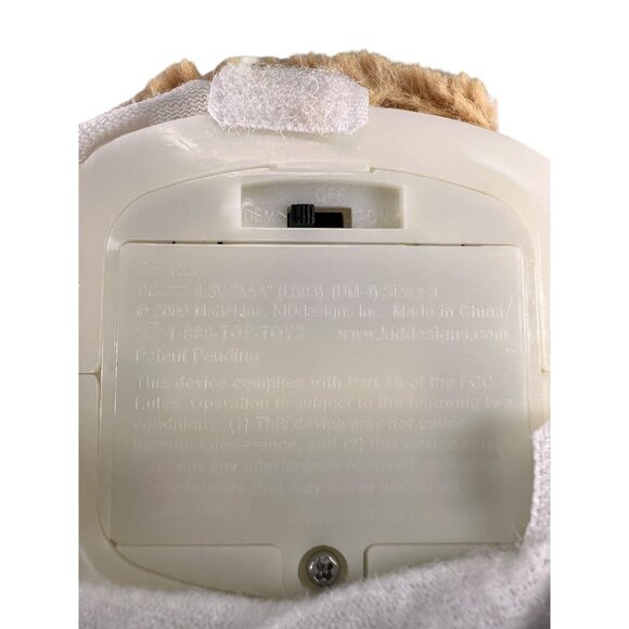 Barbie Animated Puppy Dog Stuffed Animal Pink Collar Plush Tan White 2012 WORKS - Picture 10 of 11